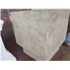 Image 7 : Qty 4 Square Blocks: 2 White w/ Tan, Cement & Floral Design & Pedestal Stand 42"H