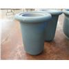 Image 3 : Qty 4 Round Blue Planter Pots (Reg $375 Sale $219 each) 21-29"D, 21-24"H