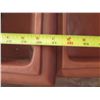 Image 13 : Qty 7 Terra Cotta-Look Plastic Planters: 6 Rectangle 12-17" x 18-38"H & Round Pot