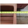 Image 23 : Qty 7 Terra Cotta-Look Plastic Planters: 6 Rectangle 12-17" x 18-38"H & Round Pot