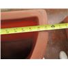 Image 29 : Qty 7 Terra Cotta-Look Plastic Planters: 6 Rectangle 12-17" x 18-38"H & Round Pot