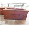 Image 8 : Qty 7 Terra Cotta-Look Plastic Planters: 6 Rectangle 12-17" x 18-38"H & Round Pot