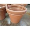 Image 3 : Qty 4 Terra Cotta Like Plastic Planters 25"Dia x 14"H