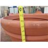 Image 4 : Qty 4 Terra Cotta Like Plastic Planters 25"Dia x 14"H