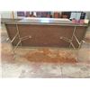Image 10 : Qty 4 Folding Tables w/ Metal Legs & Laminate Top 96"x38"x29"