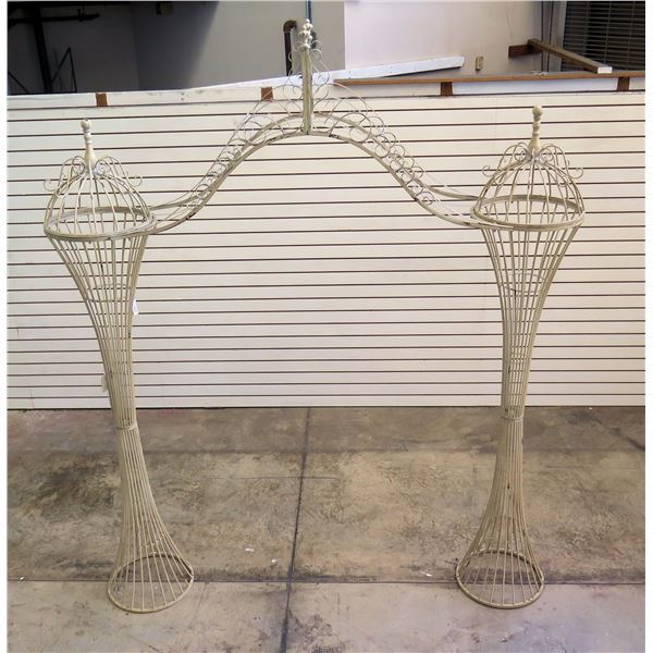 Very Tall Double Column Decorative Arch Prop 93" x 19" x 110" Tall (Tag $1,598)