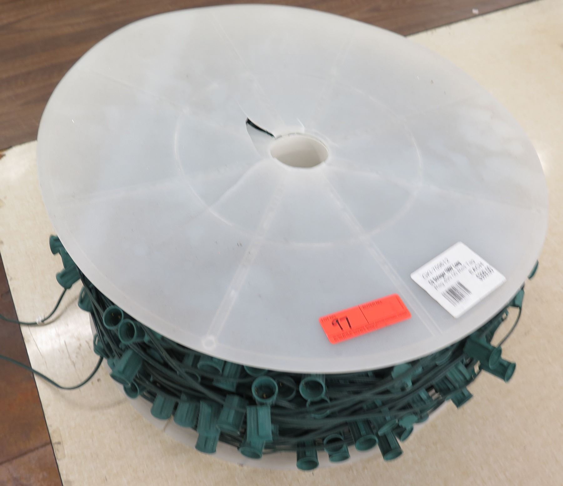 Spool Stringer Spool C9 Stringer Light Cord 1000' Long (Reg $499 Sale $399)