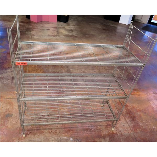 AMCO Metal Wire 3-Tier Shelving Unit