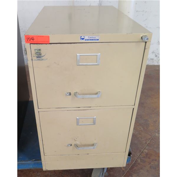 Steelmaster Century Metal 2 Drawer File Cabinet