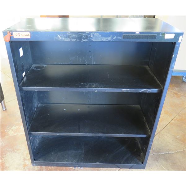 Black Metal 3-Tier Shelving Unit 36" x 16" x 42"H