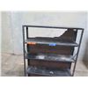 Image 2 : Adjustable 4-Tier Metal Shelving Unit w/ Pegboard Back 47"x12"x71"