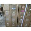 Image 3 : Metal 14 Compartment Locker Unit 48"x12"x64"