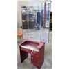 Image 1 : Shirokiya Wood Vanity Table w/ 3 Drawers & Attached Tri-Fold Mirror 24"x14"x60"