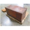 Image 2 : Wooden Chest w/ Lock & Metal Hardware 40"x18"x20"