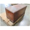 Image 3 : Wooden Chest w/ Lock & Metal Hardware 40"x18"x20"