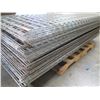 Image 3 : Qty Approx. 50 Expanded Metal Wire Framing or Mounted Racks 87"x24"