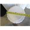Image 8 : Qty 4 Multi-Section Stacking White & Black Pots & Display 9.5"D x 13"H