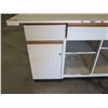 Image 2 : Shop Table w/ White Top, 4 Undershelves & 7 Drawers 72"x36"x36"