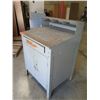 Image 2 : Metal Shop Table w/ Top Shelf, Locking 2 Door Cabinet & Drawer 35"x30"x53"