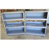 Image 1 : Qty 2 Metal Adjustable Shelves 37"x16"x47"