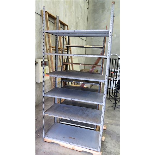 Metal Adjustable 6 Tier Shelf 47"x24"x101"