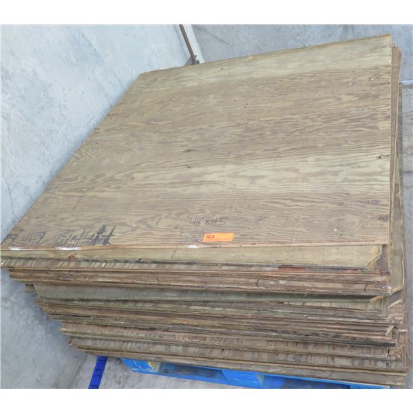 Pallet Multiple Plywood Sheets 48"L x 45" W