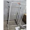 Image 1 : Qty 3 Rolling Pipe Clothing Wardrobe Racks