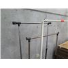 Image 2 : Qty 3 Rolling Pipe Clothing Wardrobe Racks
