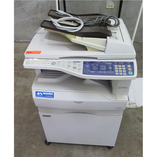 Sharp AR-M160 Digital Multi-Function Copier & Rolling Cabinet Stand