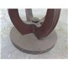 Image 3 : Round Wooden Table w/ Pedestal Base 30"D x 25"H