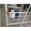 Image 4 : White Metal Arch Motif Shelving Unit (no shelves) 45" x 15.5" x 80" Tall