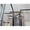 Image 2 : Qty 2 Rolling Metal Clothing Wardrobe Racks 70"H