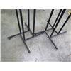 Image 5 : Qty 2 Rolling Metal Clothing Wardrobe Racks 70"H