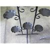 Image 3 : Qty 2 Wrought Iron Display Stands w/ 8 Small Candleholders
