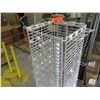 Image 2 : White Wire Rotating Display Rack w/ Pole Base