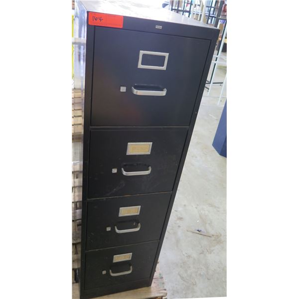 HON  Metal 4 Drawer File Cabinet