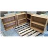 Image 1 : Qty 4 Pressed Wood 2-Tier Shelving Units 28"x12"x30"