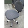 Image 1 : Chair World Rolling Office Chair w/ Gray Upholstered Seat & Back