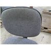Image 2 : Chair World Rolling Office Chair w/ Gray Upholstered Seat & Back