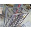 Image 2 : Qty 4 Metal Open Top Stands 26"D x 48" & 60"H