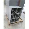 Image 10 : Qty 2 Metal 4 Drawer File Cabinet & 9 Compartment Top Shelf 52"H