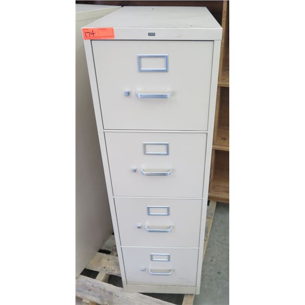 HON  Metal 4 Drawer File Cabinet