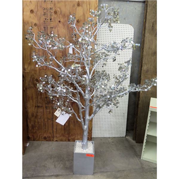 Tall Artificial SilveryTwig Tree in Square Planter (Reg $759 Sale $499) 72" Tall