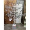 Image 1 : Tall Artificial SilveryTwig Tree in Square Planter (Reg $759 Sale $499) 72" Tall