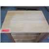 Image 3 : Qty 2 Small Wooden 2 Tier Shelf 36"x15"x30"