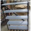 Image 1 : Black Adjustable Metal 4 Tier Shelf 48"x12"x60"