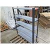 Image 2 : Black Adjustable Metal 4 Tier Shelf 48"x12"x60"