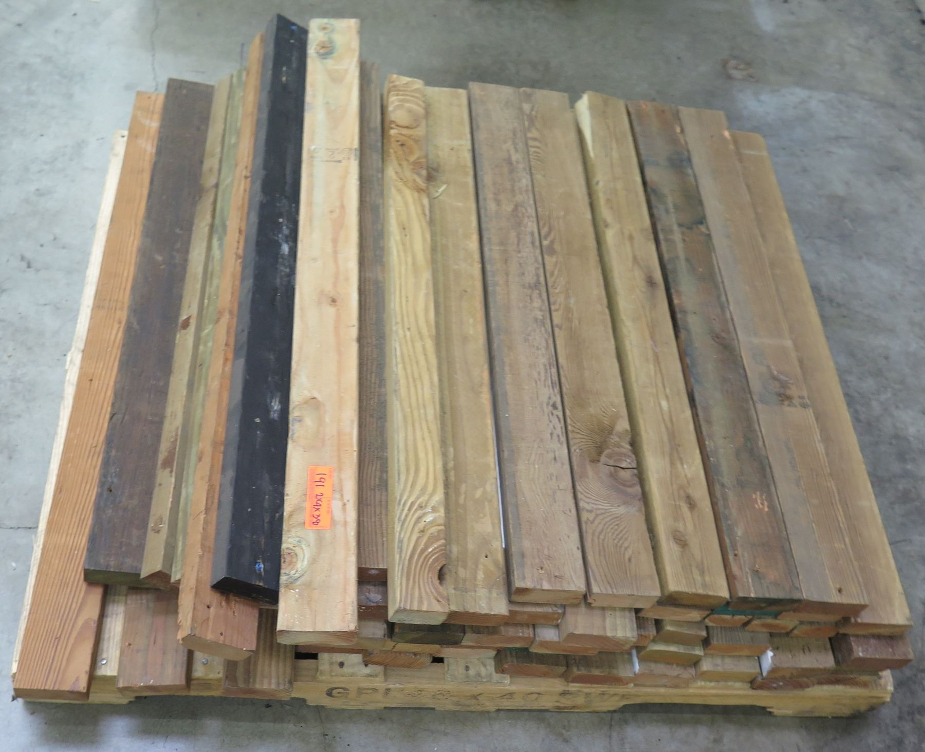 Pallet Of Multiple Dimensional Lumber 2 X 4 X 38 Long Pallet of multiple dimensional lumber 2 x 4 x 38 long
