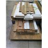 Image 2 : Pallet Multiple Wood Planks 34" L x 2"W  x 4" & Misc Lengths