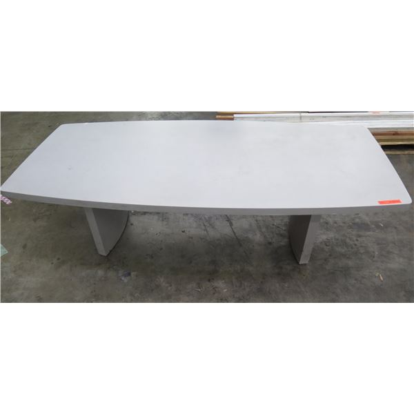 Long White Table 95" x 44" x 29"H